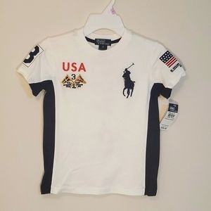 POLO Boy Tee / Polo Ralph Lauren RL Ocean Challenge USA Team
